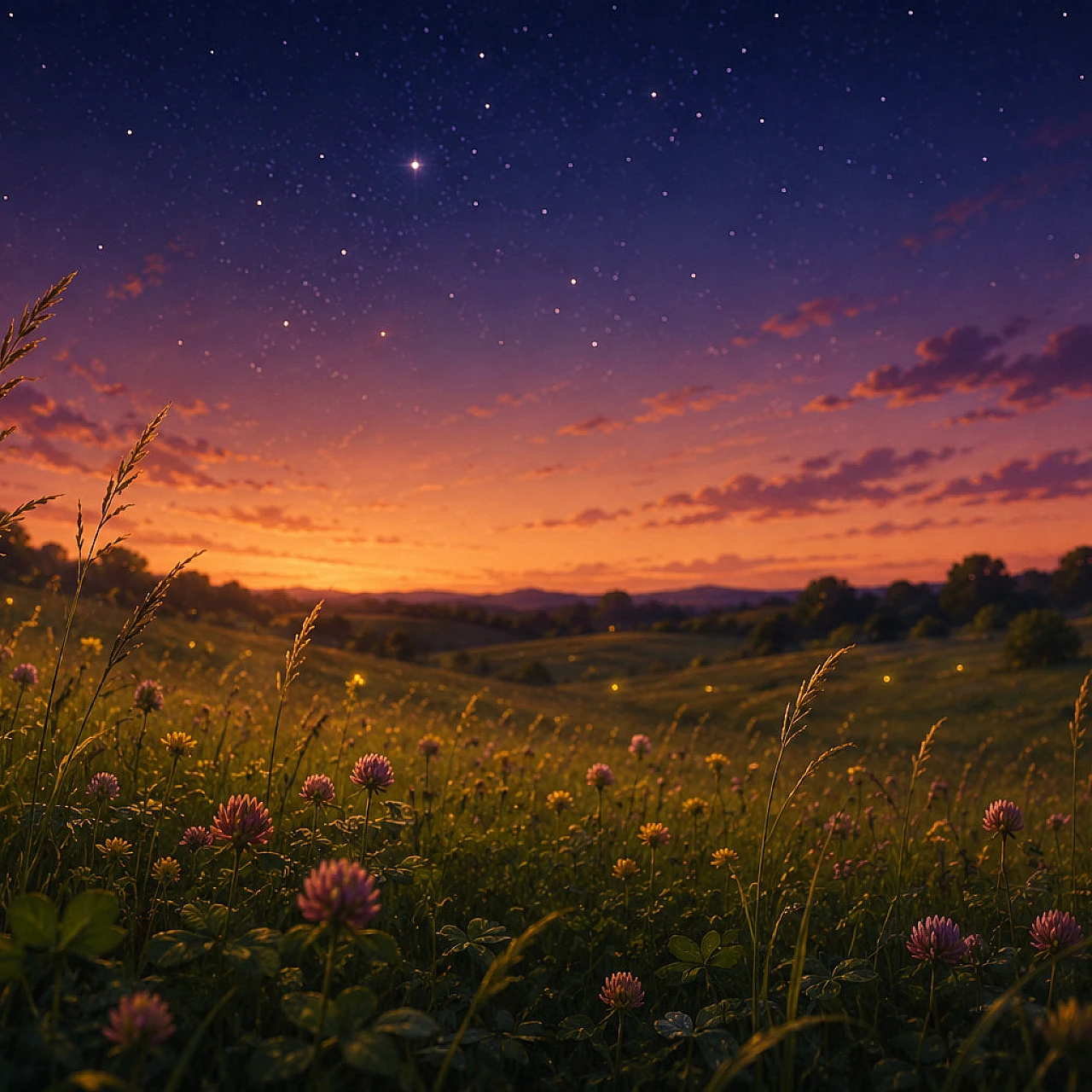 The Meadow Breathes Softly