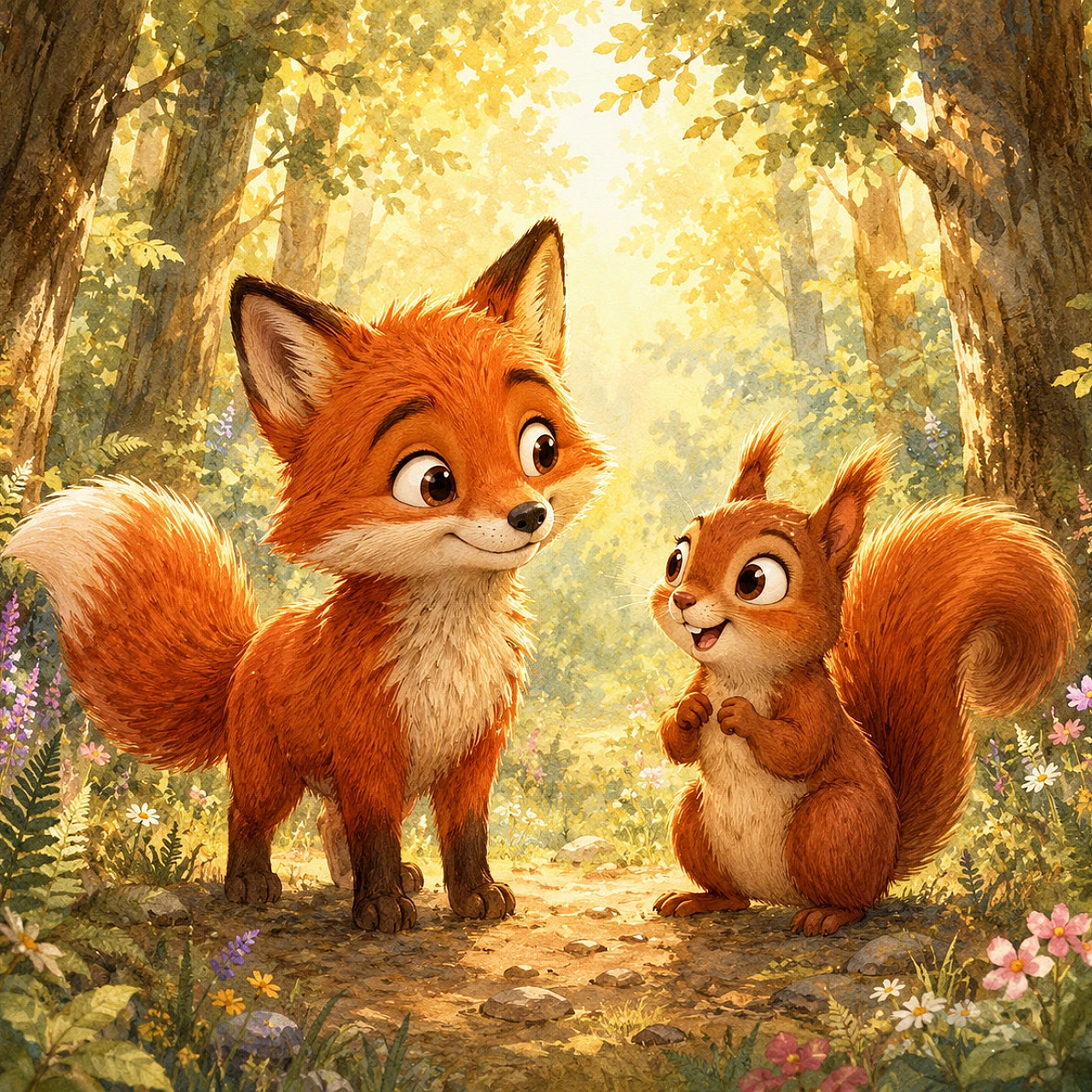Filu und Romi entdecken den großen Wald