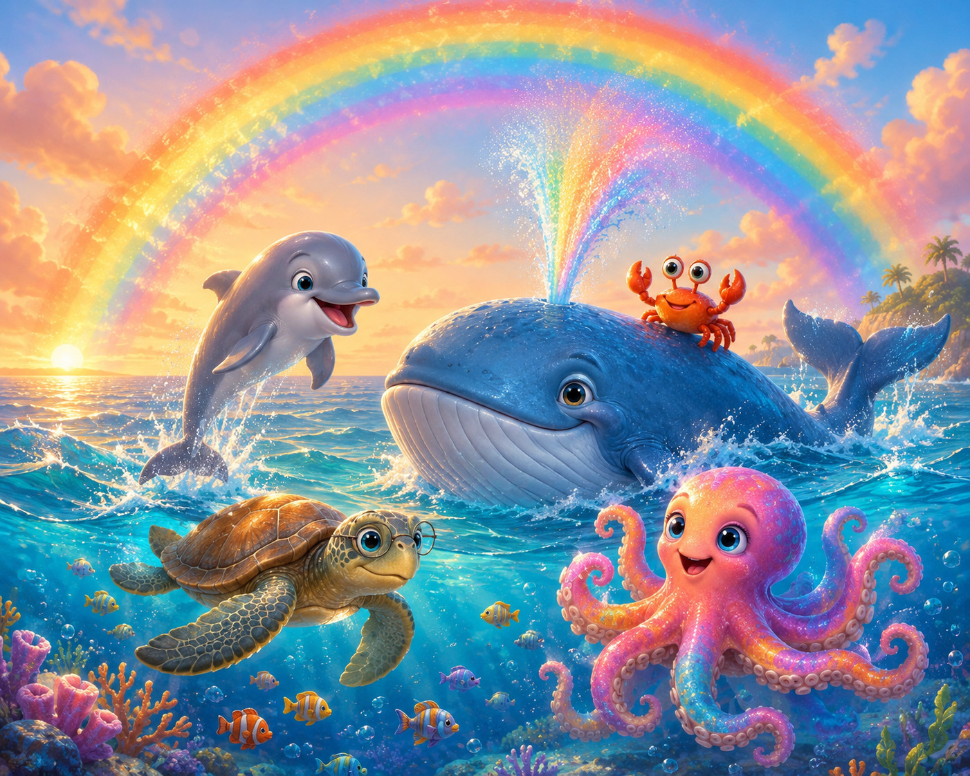 Tutti in viaggio verso l'isola arcobaleno