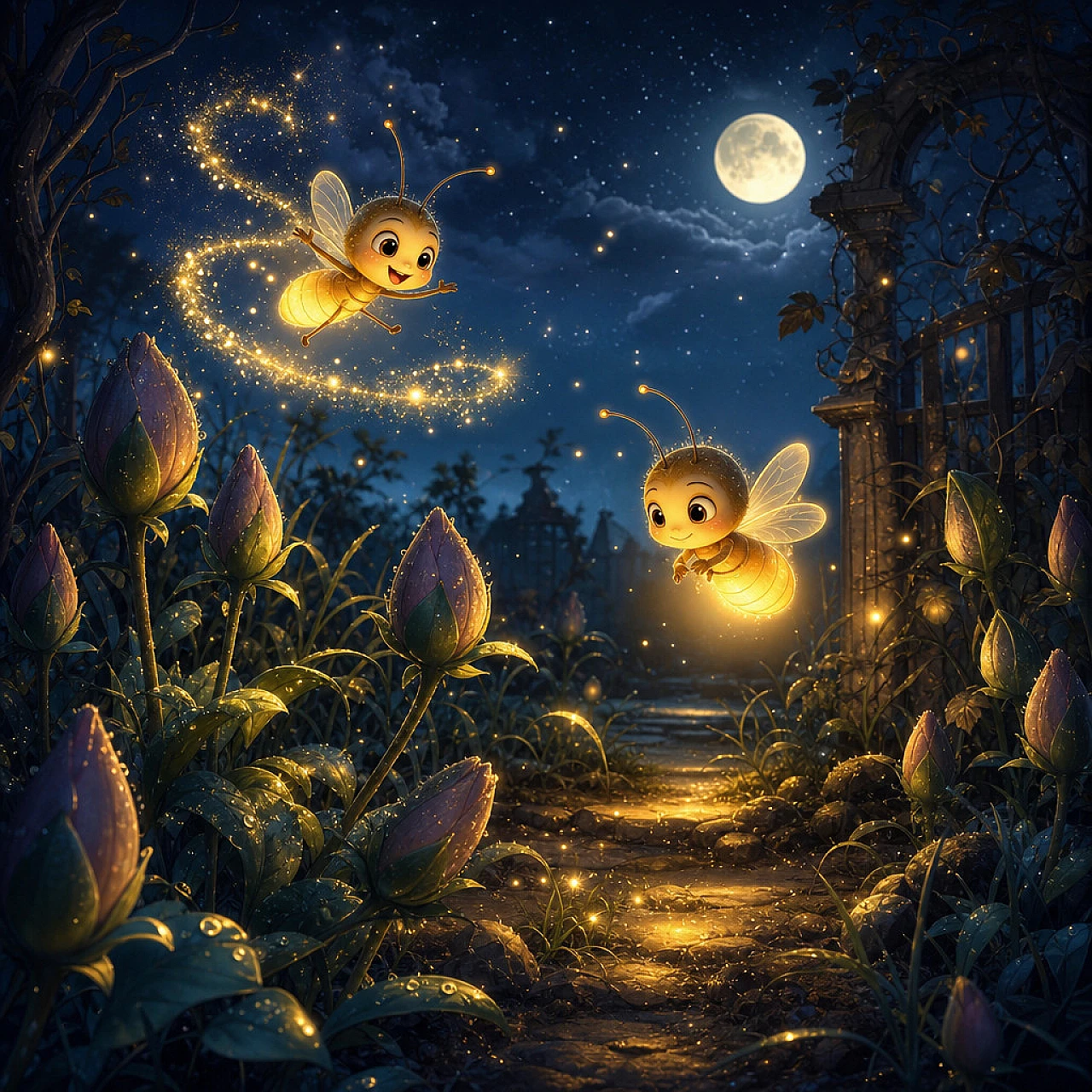 Glimo, Plenya e o Jardim de Luz
