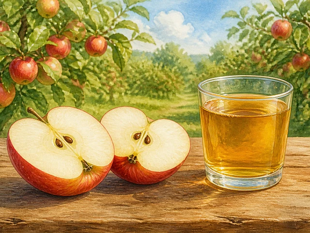 De la semilla de manzana al zumo