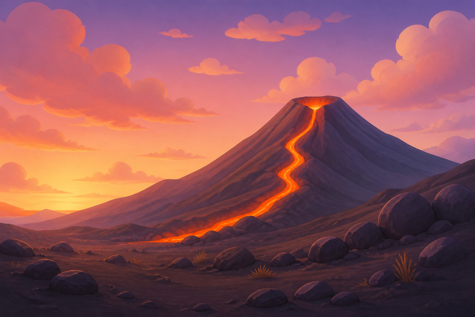 ¿Qué pasa cuando la lava se enfría?