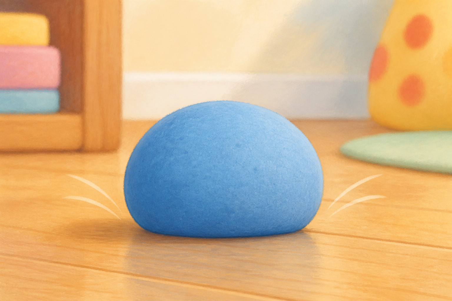 ¿Por qué se aplasta una pelota blanda al caer al suelo?