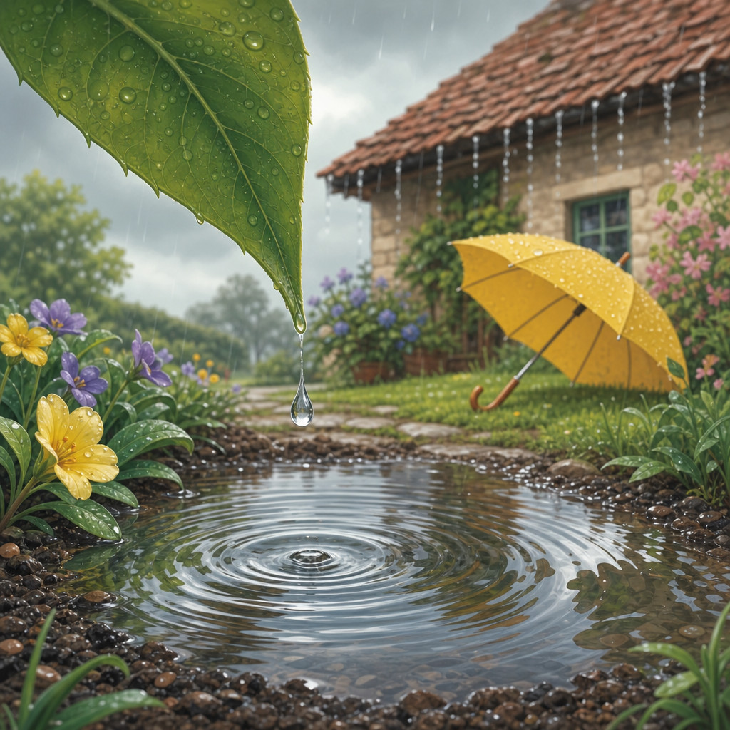 El viaje de una gota de lluvia