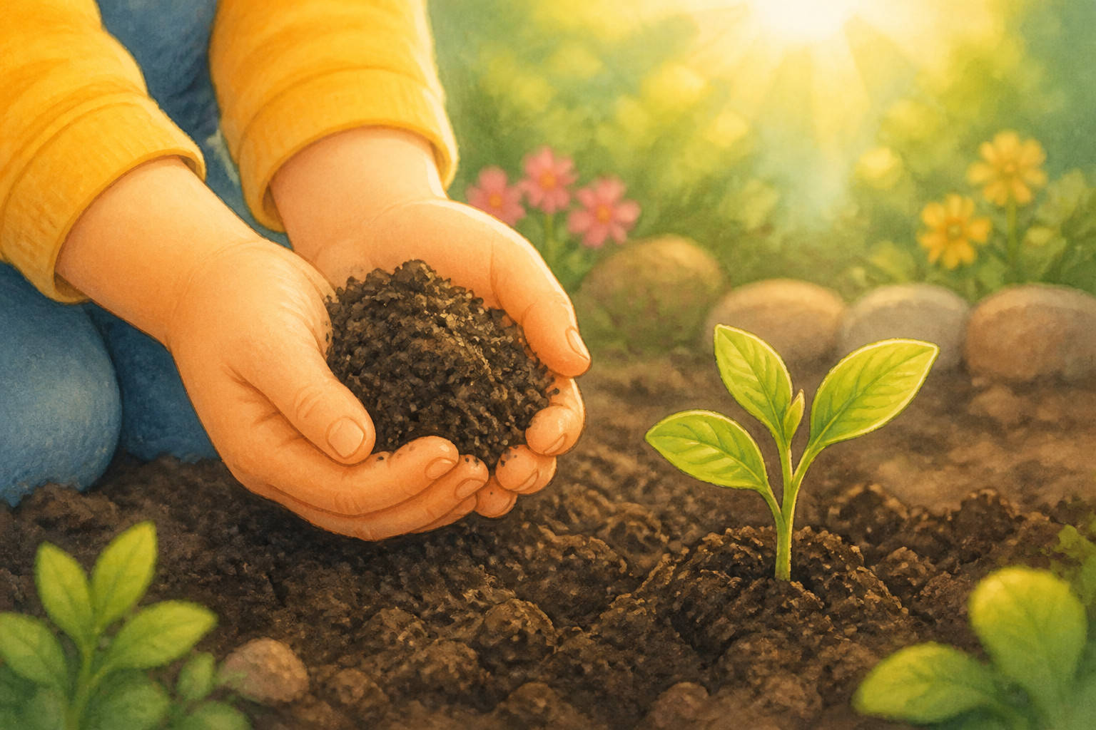 ¿Por qué la tierra necesita agujeritos de aire?