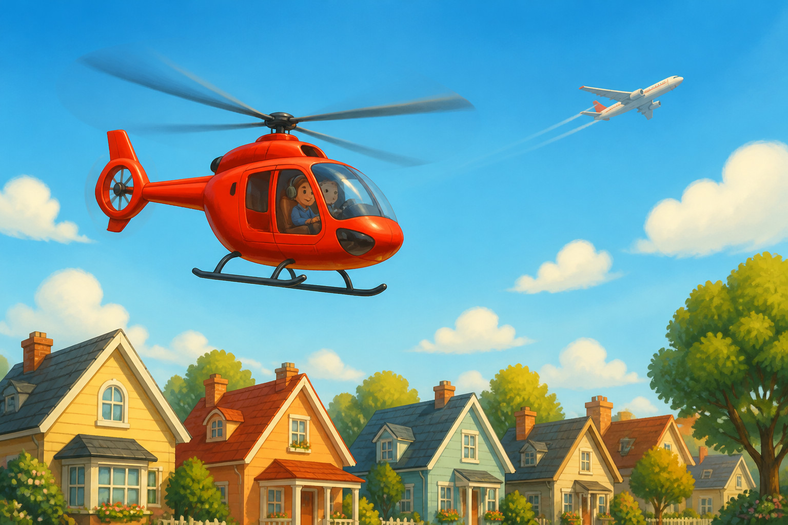 ¿Qué puede hacer un helicóptero que un avión no puede?