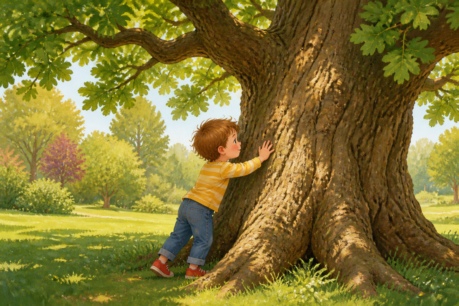 ¿Qué sujeta un árbol al suelo?