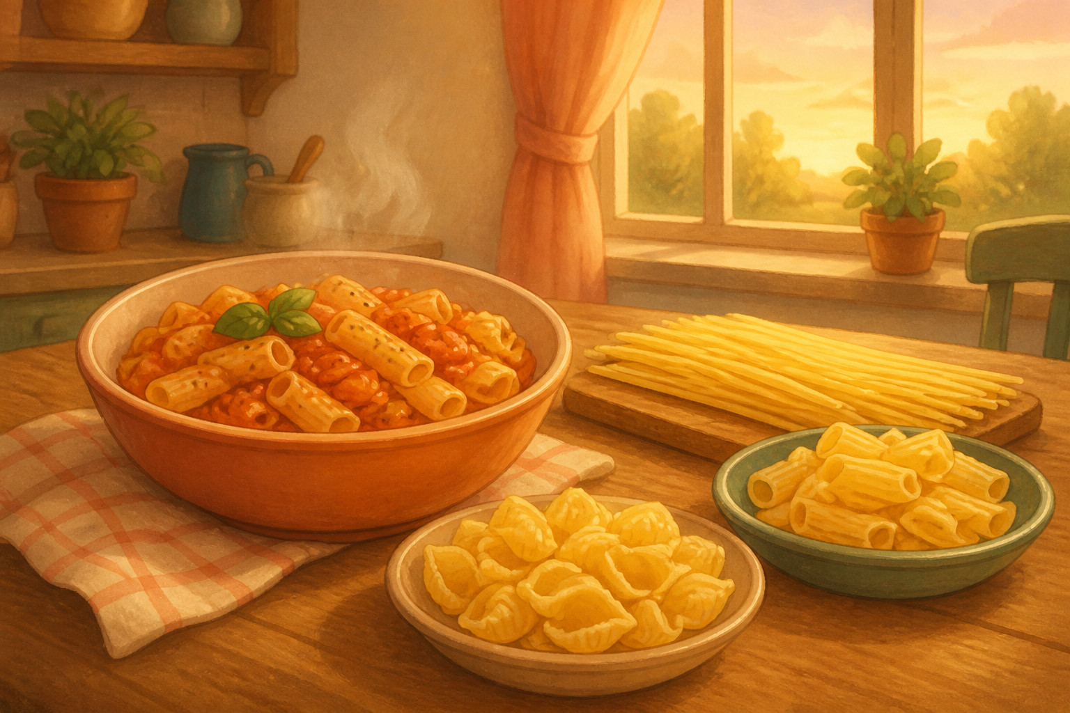 ¿Por qué la pasta tiene tantas formas?