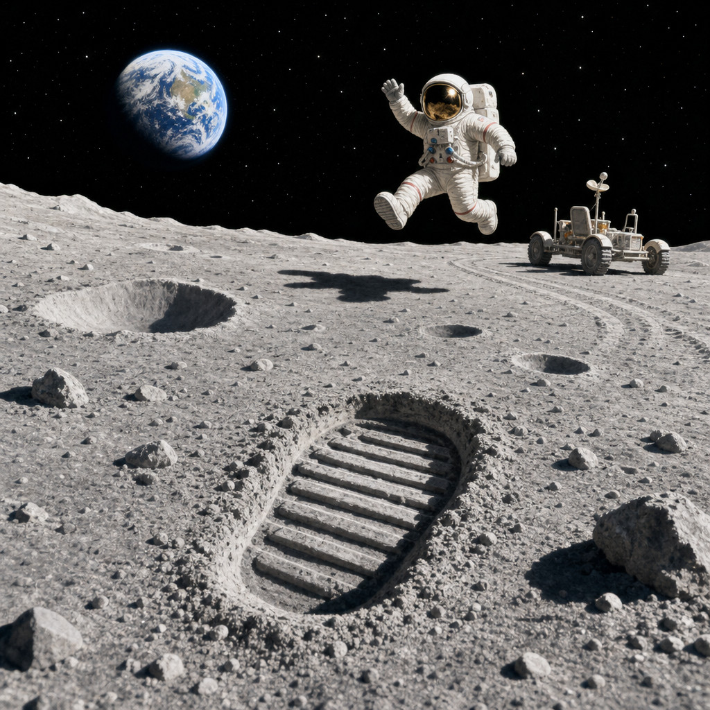 Un paseo por la Luna