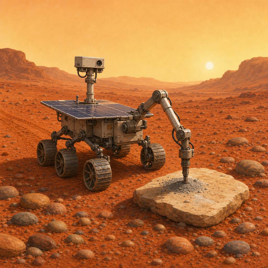 Un rover explora Marte