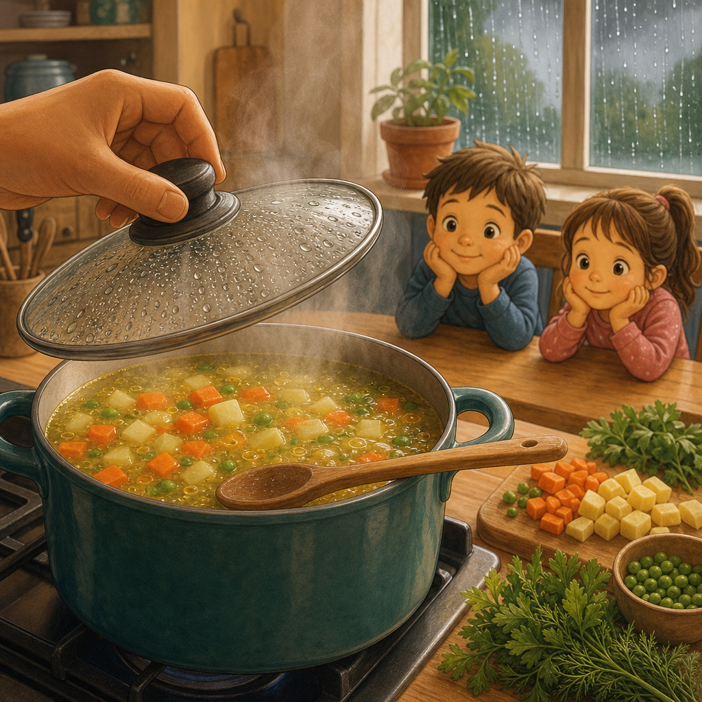 ¿Qué pasa en la olla de sopa?