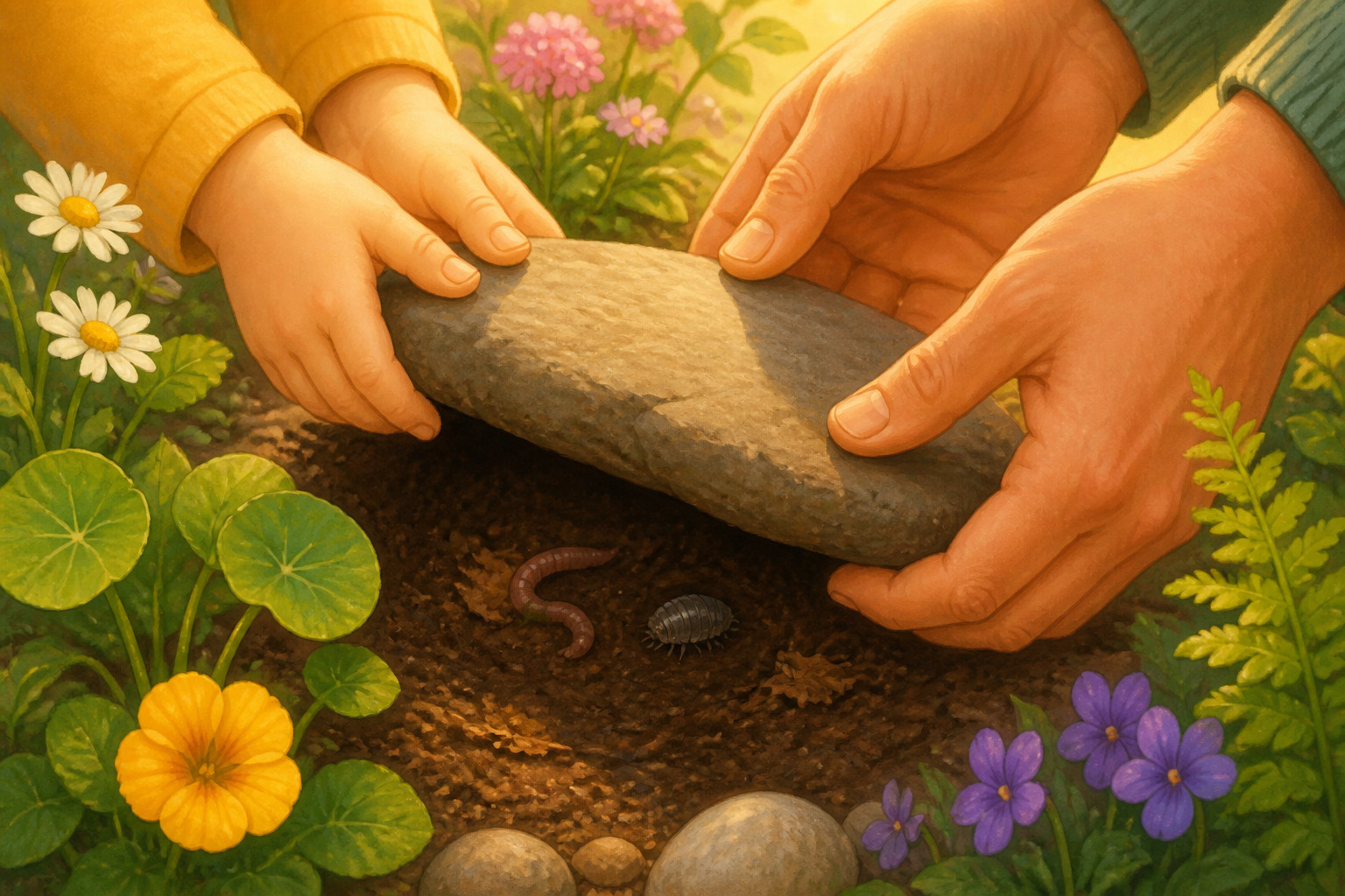 ¿Quién se esconde debajo de una piedra?