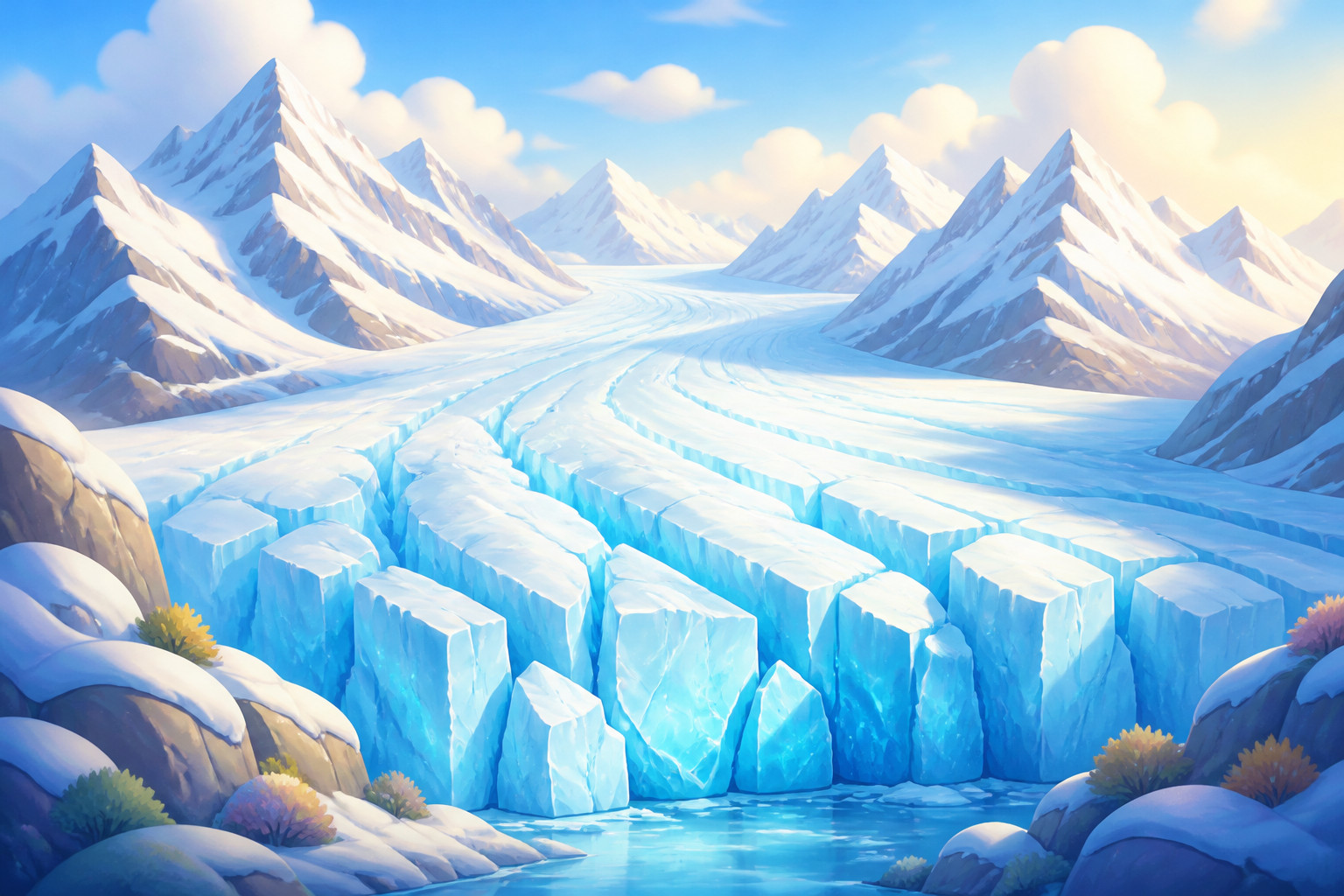 ¿Cuánto tiempo puede quedarse congelada una gota de lluvia en un glaciar?