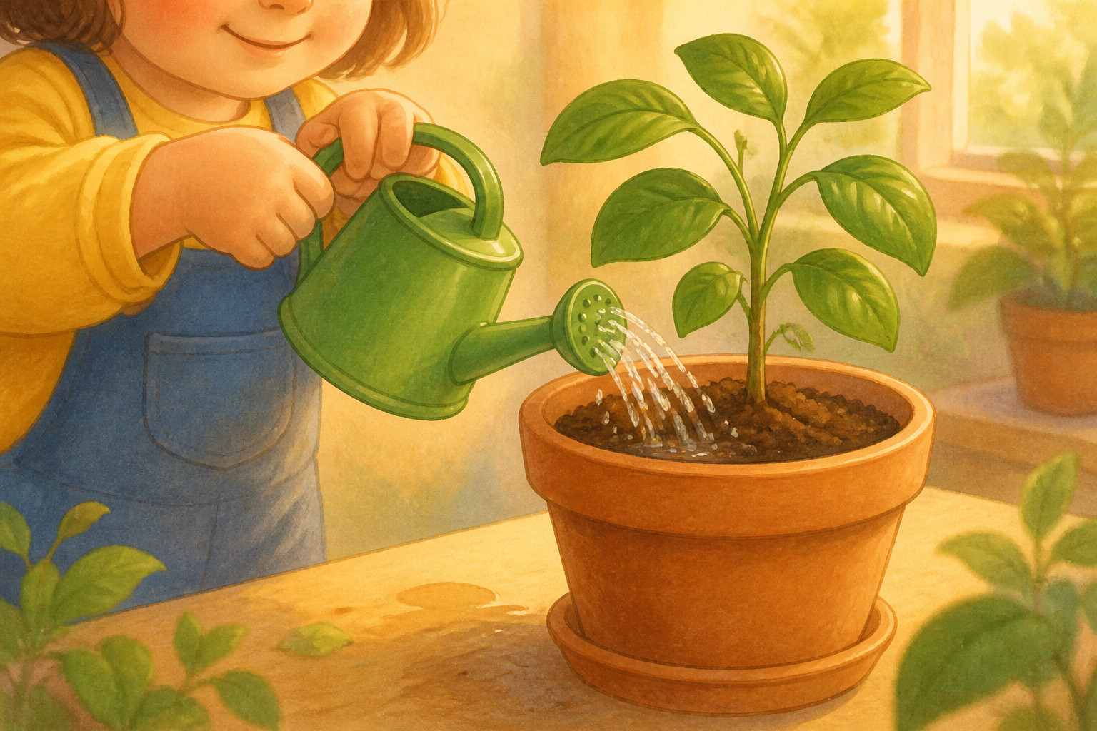 ¿De dónde saca el agua una planta?