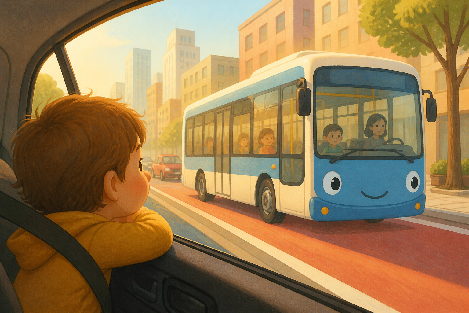 ¿Por qué los autobuses tienen su propio carril especial?