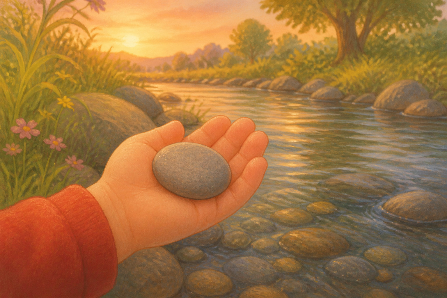 ¿Por qué las piedras del río son tan lisas?