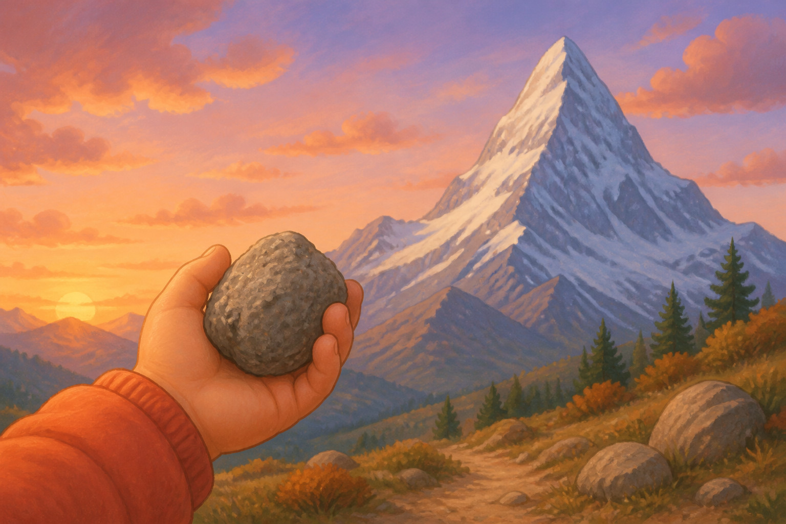 ¿Hay rocas tan grandes como montañas en el espacio?