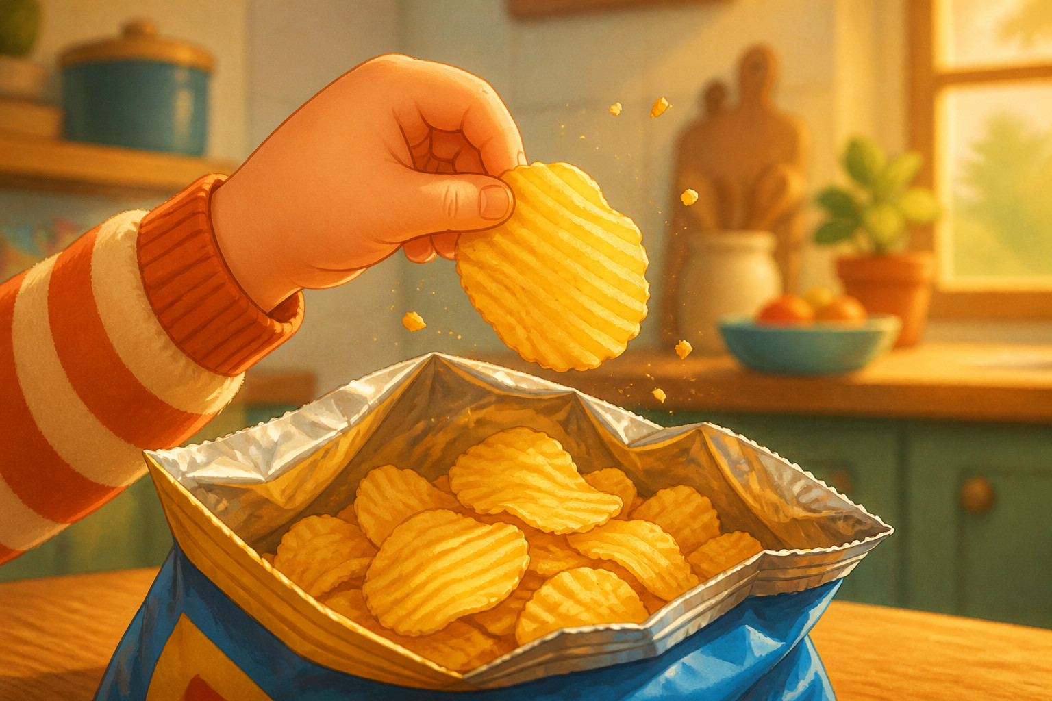 ¿Por qué odio las patatas fritas blandas y me encantan las crujientes?