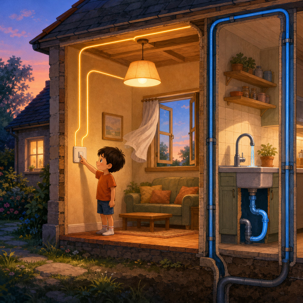 La casa de los ayudantes invisibles