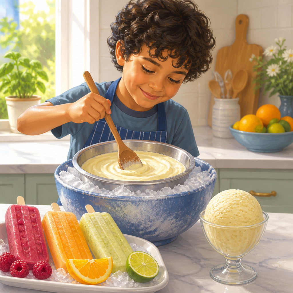 Il laboratorio dei dolci ghiacciati