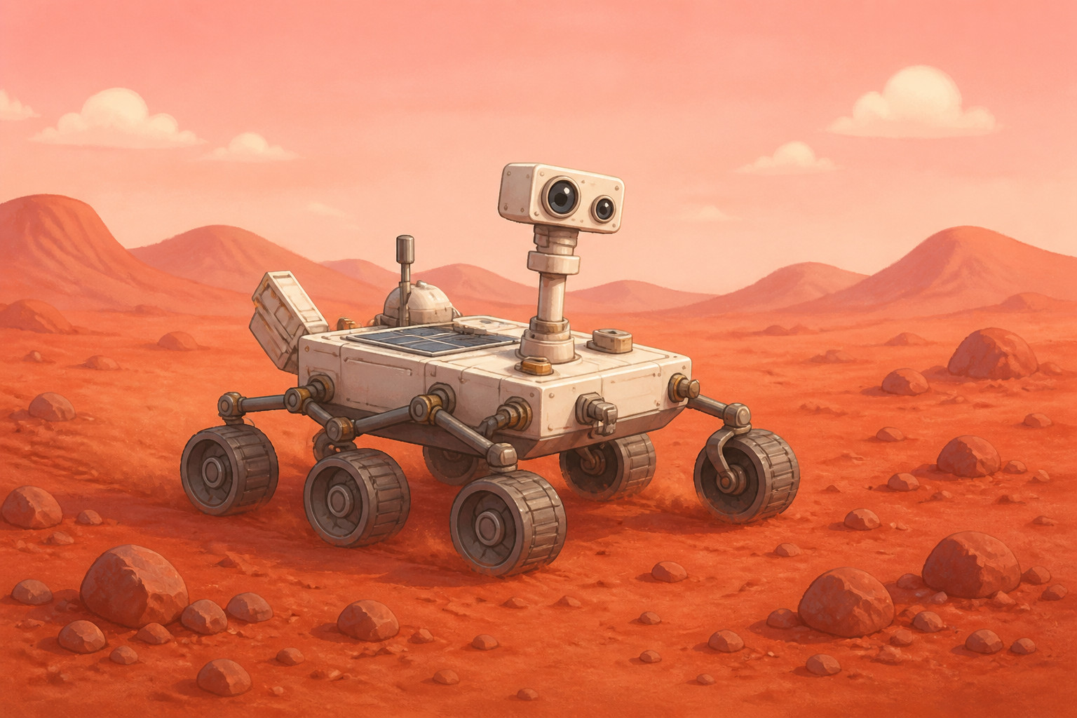 ¿Cómo se arregla un robot explorador de Marte sin un mecánico?