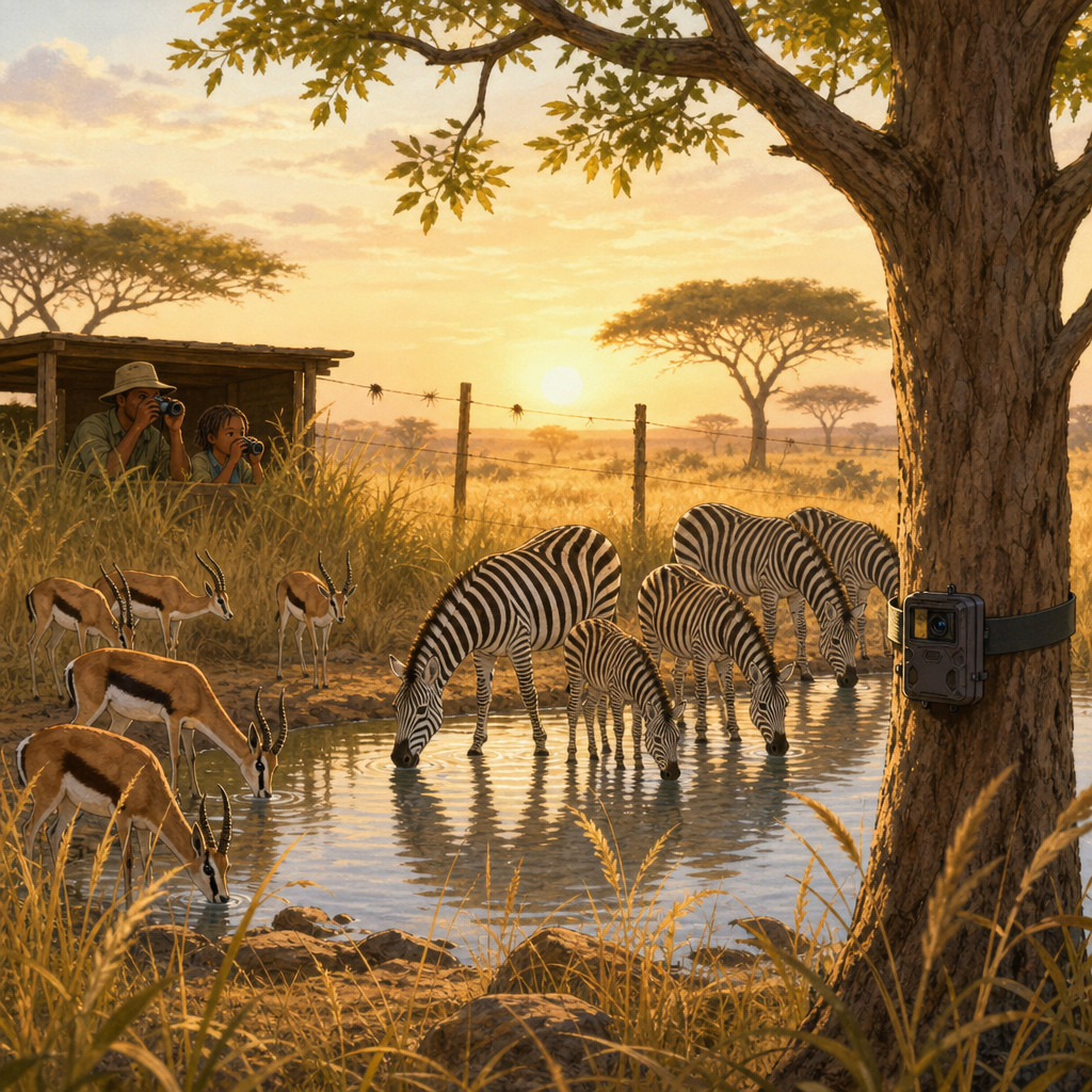 Observar la fauna a distancia