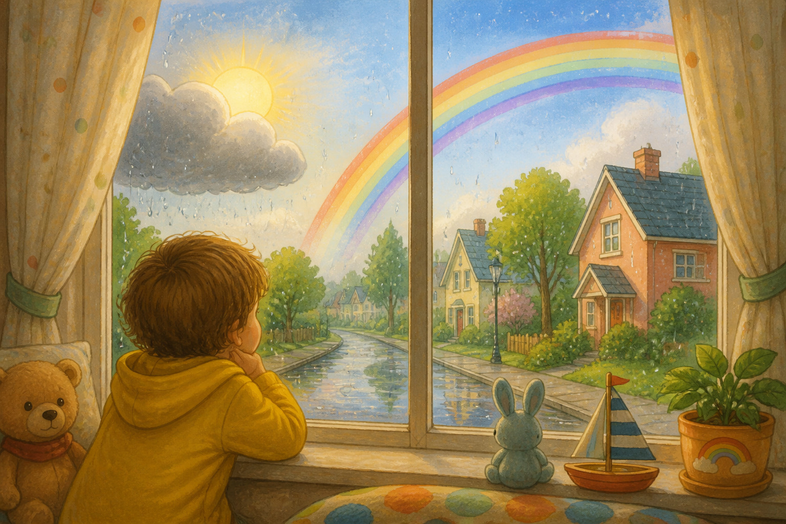 ¿Qué colores tiene el arcoíris?