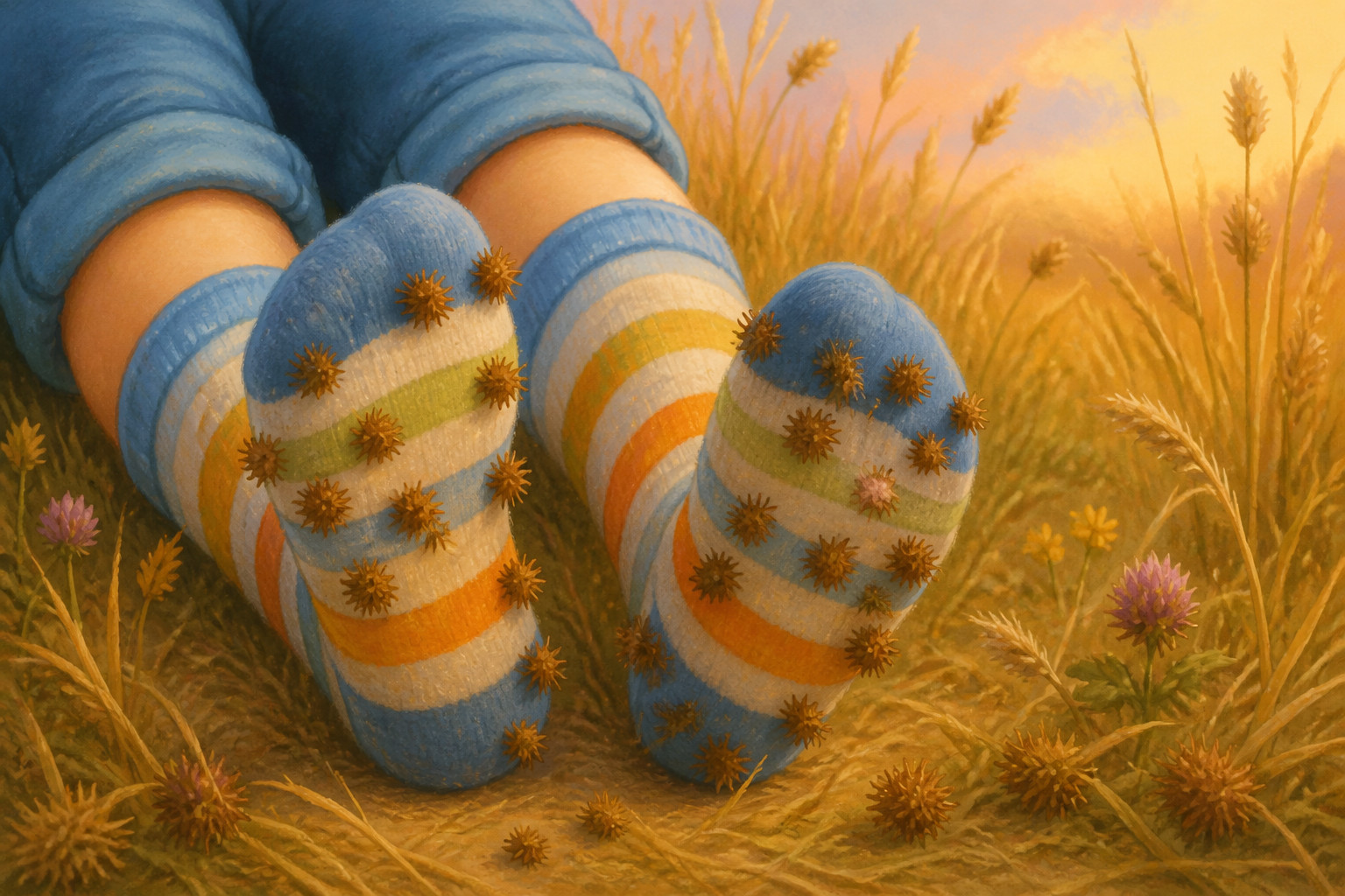 ¿Por qué algunas semillas se pegan a tus calcetines?