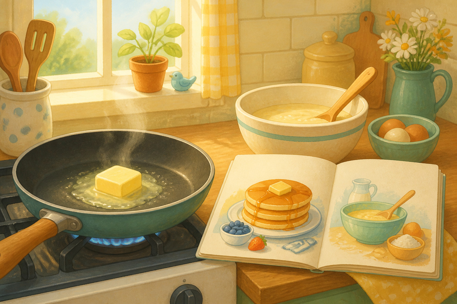¿Cómo hago la mitad de tortitas?