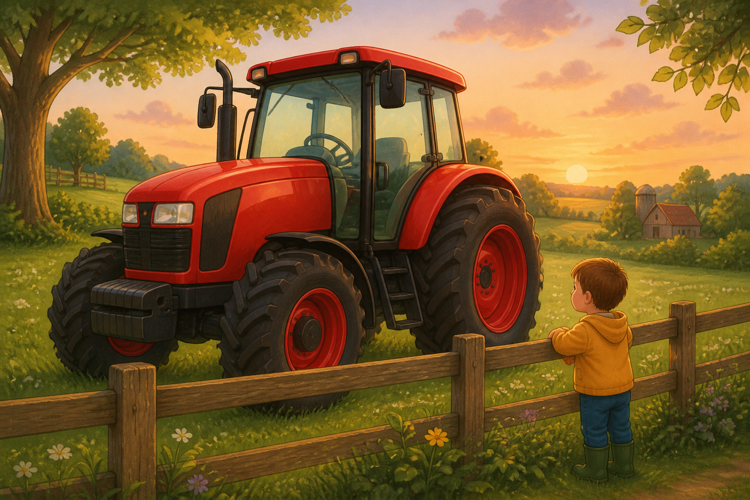 ¿Por qué tiene el tractor unos neumáticos tan grandes?