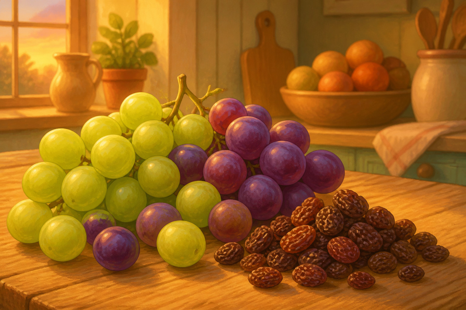 ¿Por qué las pasas duran más que las uvas?