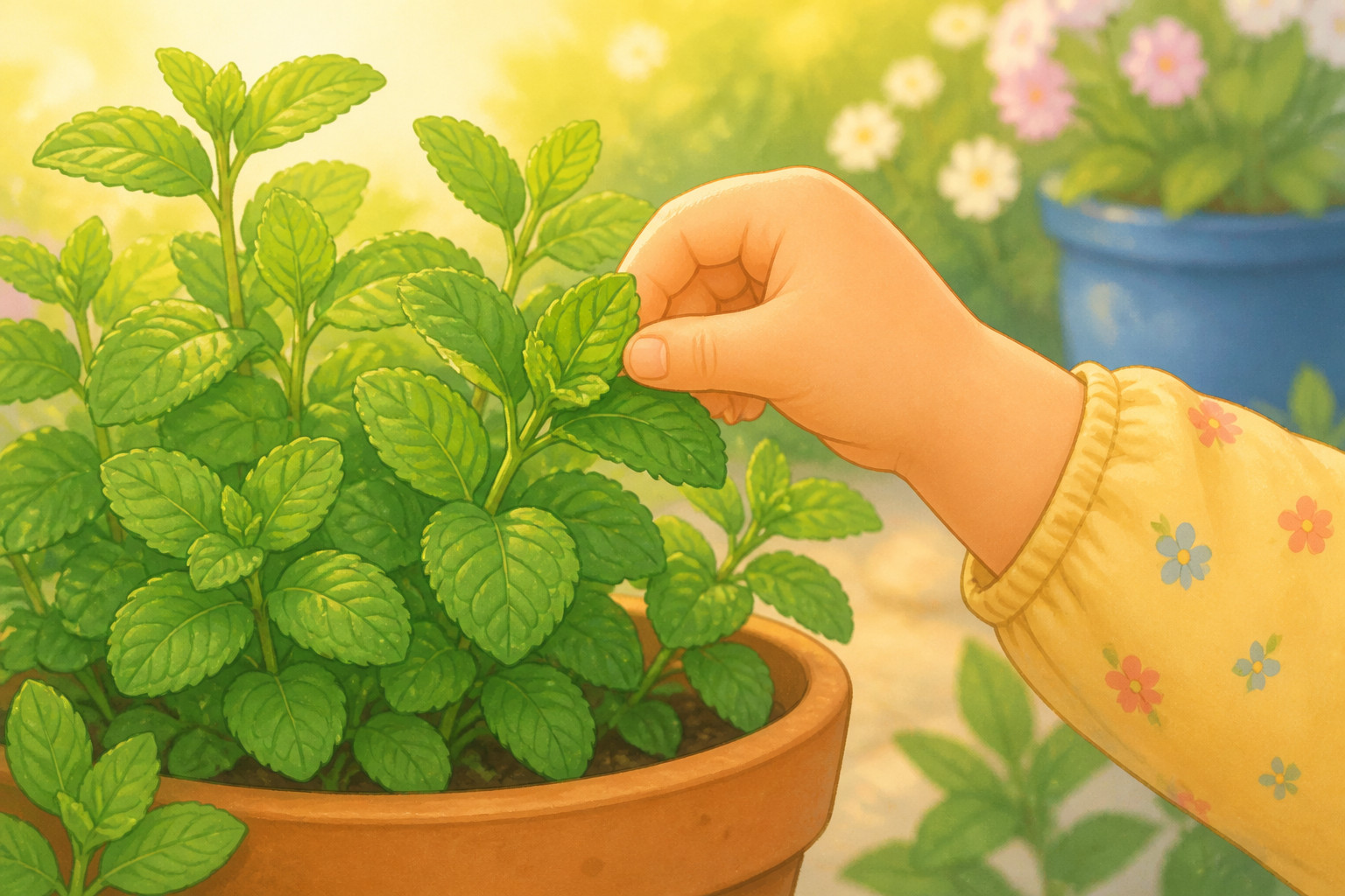¿Por qué una hoja de menta huele más fuerte cuando la frotas?