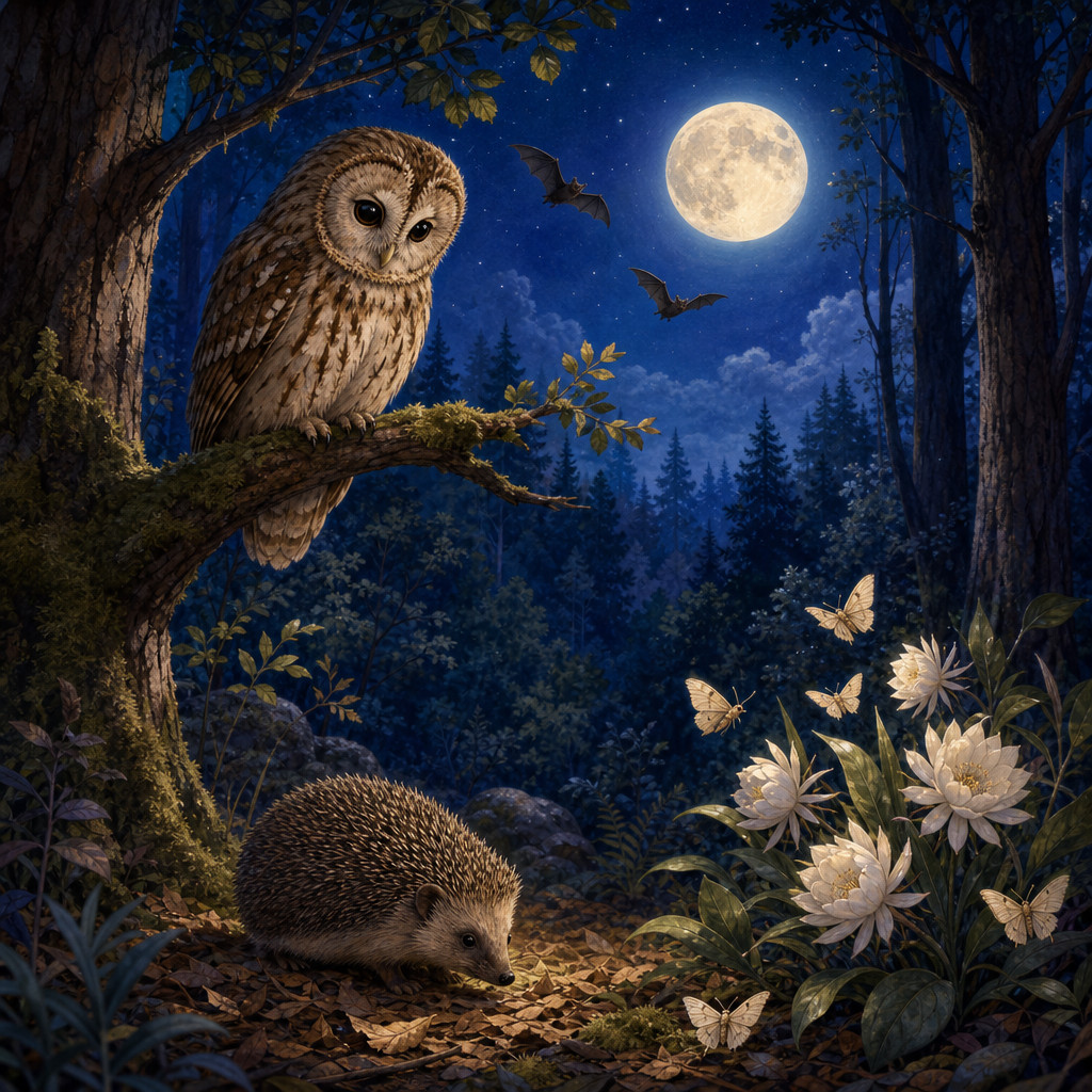 Una noche en el bosque